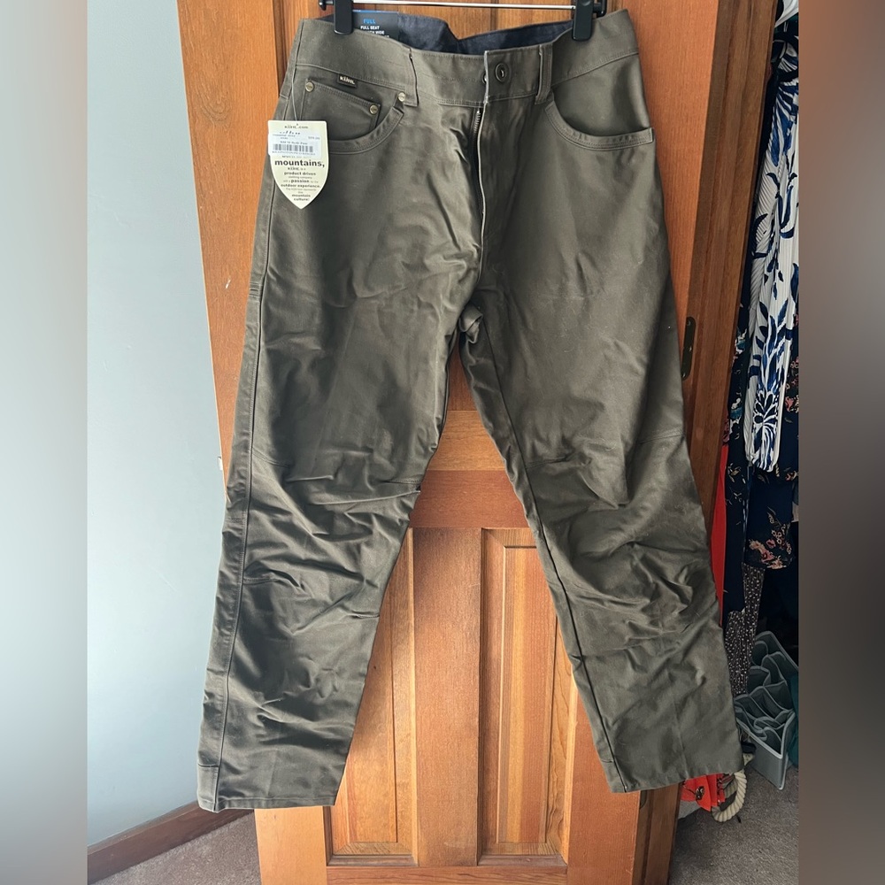 Men’s Kuhl RYDR Dark Olive 32/32  Full Seat Pants